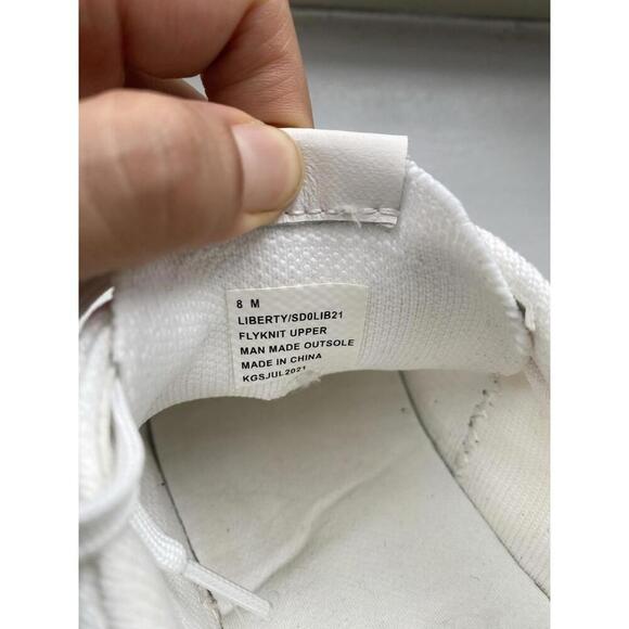 SPLENDID Eco 8 M Womens White Liberty Toe Platform Athletic Sneakers Shoes - Picture 7 of 8